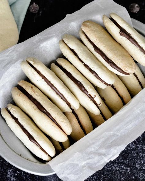 Copycat Milano Cookies | Gluten Free & Dairy Free Cookie With Frosting, Cookies Dipped In Chocolate, Copycat Cookies, Gluten Free Sugar Free Recipes, Gluten Free Baked Goods, Milano Cookies, Toffee Chips, Chocolate Dipped Cookies, Cookie Brownie