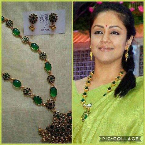 Emerald Necklaces, Temple Jewellery Earrings, Antique Gold Jewelry Indian, Jewelry Set Design, Beaded Necklace Designs, Pearl Jewelry Wedding, Antique Jewelry Indian, Gold Pendant Jewelry, Wedding Jewellery Collection