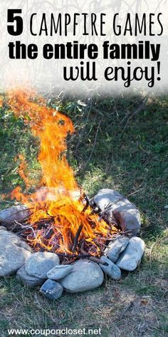 Going camping this Summer? Make sure you play these 5 campfire games that the entire family will love! Bonfire Games, Camping Ideas For Couples, Campfire Games, Camping Bedarf, Camping Diy, Family Tent Camping, Family Camping Trip, Camping Games, Camping Checklist