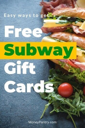 Use these sites to score free Subway gift cards. Subway Gift Card, Money Management Tips, Debt Repayment, Stuff For Free, Smart Business, Get Free Stuff, Delicious Sandwiches, Money Hacks, Out Of Debt