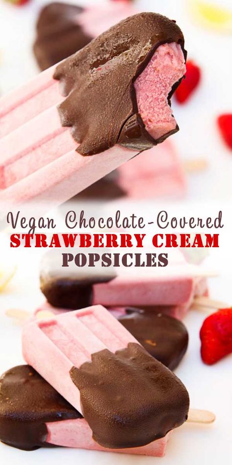 Brownies Truffles, Vegan Popsicles, Covered Chocolate, Strawberry Popsicles, Truffles Chocolate, Food Korean, Dessert Oreo, Food Carts, Covered Strawberry