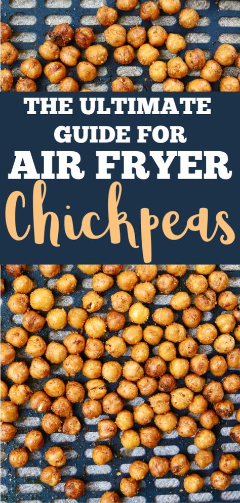 Air Fryer Chickpeas, Chicken Peas, Actifry Recipes, Chickpea Snacks, Salad Toppers, Air Fryer Oven Recipes, Wholesome Snacks, Air Fry Recipes, Crispy Chickpeas