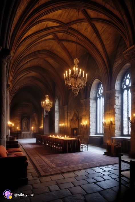 Artificial intelligence StableCascade allows us to peer inside a medieval hall with its architectural majesty and the warmth of candles." #MedievalGreatHall #CandlelitDiscovery #AI_RevivesHistory #StableDiffusion #MedievalWarmth Castle Hall, Medieval Times, The Castle, Stables, Abstract Landscape, Castle, Candles, Architecture