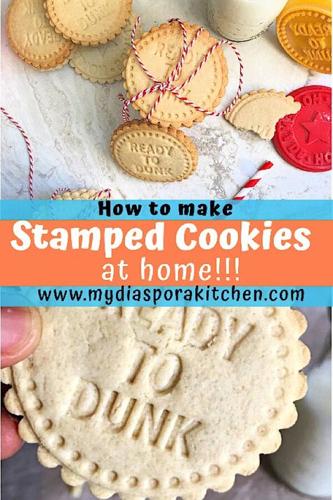 Stamped Shortbread Cookie Recipe, Stamping Cookies, Stamp Cookies Recipe, Stamped Cookies, Stamp Cookies, Sugar Cookie Dough Recipe, Melt My Heart, Cut Out Cookie Recipe, Shortbread Cookie Recipe