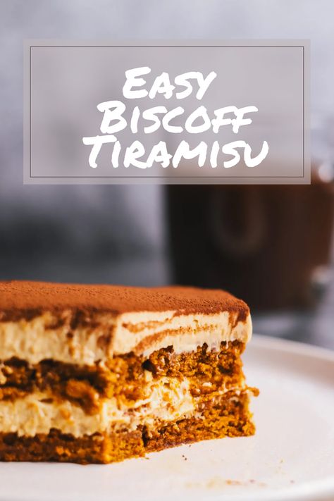 Biscoff biscuits and spread take the stage in this tiramisu, bringing a double hit of caramelised cinnamon goodness! Who knew the unassuming Biscoff could work so wonderfully in the Italian classic dessert? Dive into the recipe now! Biscoff Tiramisu, Tiramisu Recipes, Biscoff Biscuits, Biscoff Cookies, Tiramisu Recipe, Cinnamon Flavor, Classic Desserts, Cake Tins, Coffee Flavor