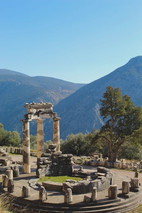 Delphi Greece Aesthetic, Dog Olympics, Trip Manifestation, Greece Museum, Delphi Greece, Greece Aesthetic, Greece Trip, Greece Vacation, Insta Ideas