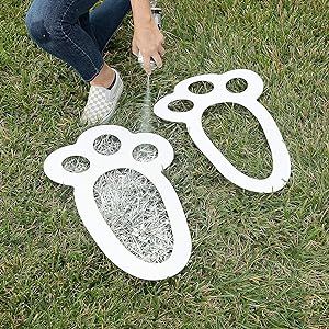 Bunny Paw Prints, Hopping Bunny, Easter Yard Decorations, Spray Chalk, Easter Egg Hunt Party, Bunny Paws, Easter Outdoor, Easter Gathering, Easter Event