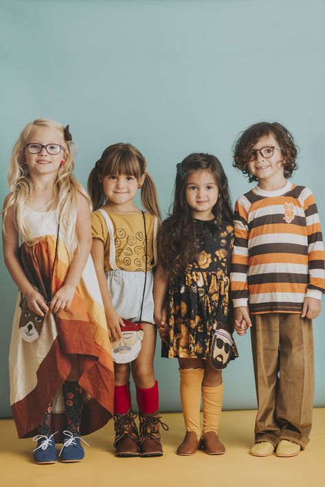 When Preschool Meets Wes Anderson Wes Anderson Family Photoshoot, Kid Costume, Wes Anderson Style, Studio Photoshoot, Wes Anderson, Winter Kids, Film Director, Family Photoshoot, Family Photo