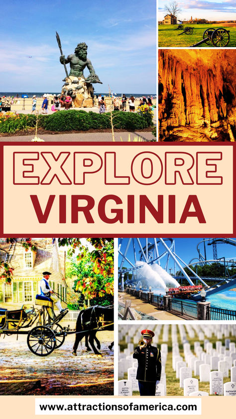 Planning a trip to Virginia? In this Virginia travel guide, find the best things to do in Virginia. Check out places to visit in Virginia | Virginia things to do | Places in Virginia | Attractions in Virginia | Landmarks in Virginia | Sights in Virginia | Activities in Virginia | What to do in Virginia #Virginia #VirginiaBeach #Williamsburg #attractionsofamerica Things To Do Virginia, Fun Things To Do In Virginia, Best Things To Do In Virginia, Things To Do In Jamestown Virginia, Virginia Things To Do, Places To Visit In Virginia, Visit Virginia, Beach Amusement Park, Herndon Virginia