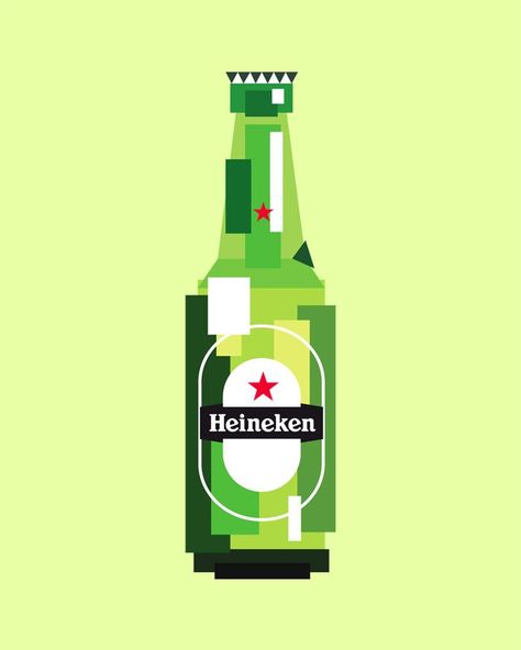 Ahri Wallpaper, Illustration Design Graphique, Air Design, Heineken Beer, Beer Ad, Slow Design, Green Beer, Design Brochure, Design Typography