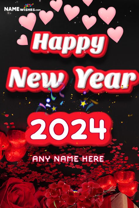 Happy New Year 2024 Wish Rose Petals Background. Beautifully rose petals have circled around this new year wish. happy new year 2024 wishes with name for lover. New year wishes for whatsapp status video wish. Rose Petals Background, Islamic New Year Wishes, Wish Happy New Year, New Year Wishes Video, New Year's Eve Wishes, Petals Background, Best New Year Wishes, 2025 Wishes, New Year Wish