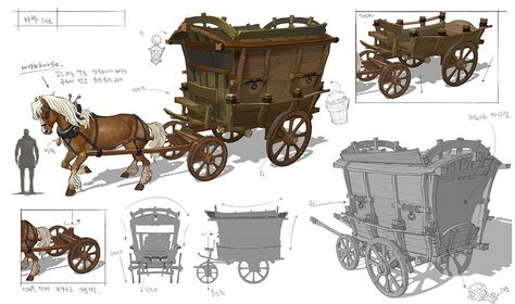 Props Concept, Props Art, Rpg Map, Fantasy Props, Game Concept Art, Scene Design, Game Concept, Horse Drawn, Fantasy Concept Art