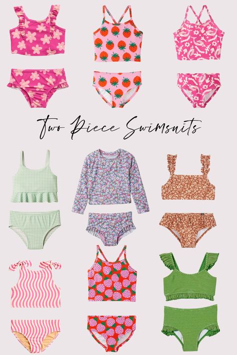 Toddler Swimsuits, Swimsuit Fashion, Beach Outfit, For Girls, Two Piece, Kids Outfits, Super Cute, Pool