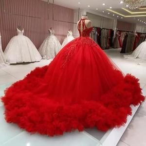 High Neck Corset, Red Dresses For Women, 1st Birthday Girl Dress, Quinceñera Dresses, Queen Style, Neck Corset, Quinceanera Dresses Pink, Puffy Skirt, Pretty Quinceanera Dresses