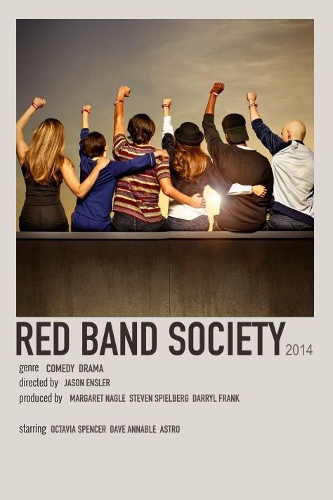 The Red Band Society, List Of Tv Shows, Wanted Movie, Minimalistic Poster, Red Band Society, Posters Minimalist, Movie Wall, Series Poster, Film Posters Minimalist