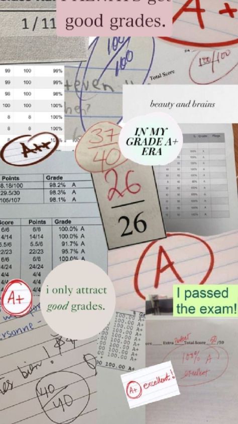 Good Grades Inspiration, Good Grades Collage, A And B Grades Aesthetic, Grade A+ Aesthetic, Good Grade Motivation, All As Grades, High Distinction Grade Aesthetic, Amazing Grades Aesthetic, Distinction Grade Aesthetic