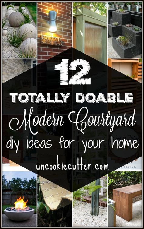 I've rounded up some ideas for your entrance landscaping design. Mid Century design to small classic gardens, I've got DIY projects for everyone. #courtyard #garden #landscaping Mid Century Yard Landscaping, Mid Century Modern Deck, Mid Century Modern Landscaping, Entrance Landscaping, Mid Century Landscaping, Courtyard Landscaping, Modern Courtyard, Modern Front Yard, Minimalist Garden