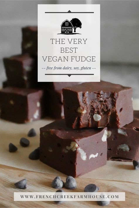 Satisfy your sweet tooth with this irresistible vegan fudge. Made with wholesome ingredients and bursting with flavor, this recipe is sure to become a favorite. Free from dairy, soy, and gluten. Dive in and enjoy! Dairy Free Fudge Recipes, Yule Baking, Easy Vegan Fudge, Vegan Fudge Recipe, Vegan Fudge Recipes, Dairy Free Salads, Vegan Fudge, Dairy Free Smoothies, Dark Chocolate Fudge