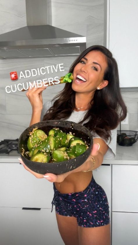 Addictive Cucumbers, Cucumber Snacks, Meal Prep On Fleek, Mini Cucumbers, Eating Healthier, Healthier Choices, Cucumber Recipes, Sunday Meal Prep, Post Workout Food