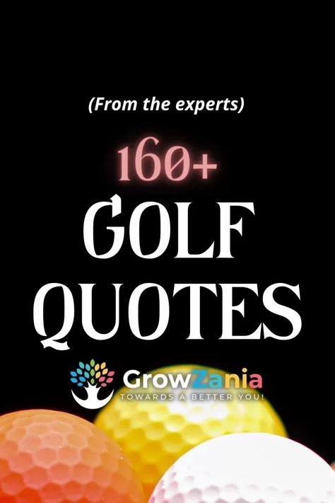 160+ Best Golf Quotes To Get You Inspired (from experts) - GrowZania Golf Inspiration Quotes, Winner Quotes, Golf Quotes Funny, Golf Inspiration, Golf Green, Golf Quotes, Jack Nicklaus, Top Golf, Play Golf