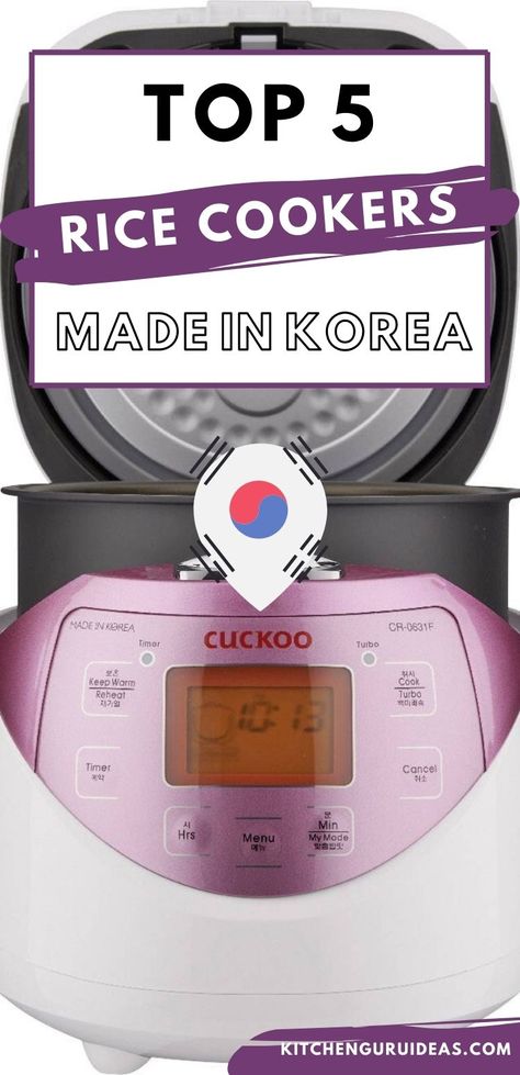 Koreans are experts when it comes to cooking rice. That's why Cuckoo is one best rice cooker brands not only in Korea but in the whole world. Check out these Cuckoo rice cooker products in this rice cooker reviews buying guide. Cuckoo Rice Cooker Recipes, Korean Rice Cooker, Cuckoo Rice Cooker, Best Rice Cooker, Coffee Maker Cleaning, Best Rice, Recipe Hacks, Cookware Storage, Cooking Rice