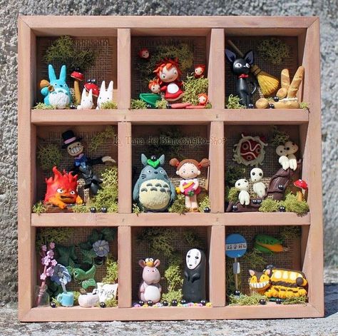 Wow! Studio Ghibli Crafts, Totoro Ghibli, Crea Fimo, Ghibli Studio, Tanah Liat, Studio Ghibli Art, Ghibli Art, Clay Figures, Cowboy Bebop