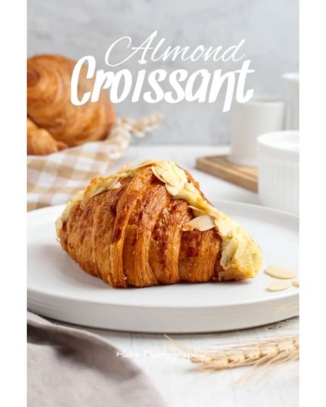 Almond Croissant . . 📸 @habs.photography Food & Product Photography WA 082125125501 or DM @habs.photography . . Stock photo collection of Croissants is now available in Habs Photography portfolio in Shutterstock. Check it out! Link in bio. . . #food #foodphotography #productphotography #stockphoto #stockphotography #almond #croissant #breadlife #fotomakanancilegon #fotoproduk #fotoprodukcilegon #fotomakanan #jasafotoprodukcilegon #jasafotoumkm #jasafotomakanan Food Menu Photography, Food Photography Pasta, Crossiant Photography Styling, Croissant Photography Ideas, Bakery Food Photography, Bakery Photography Ideas, Croissant Photography, Bakery Croissant, Bakery Photography