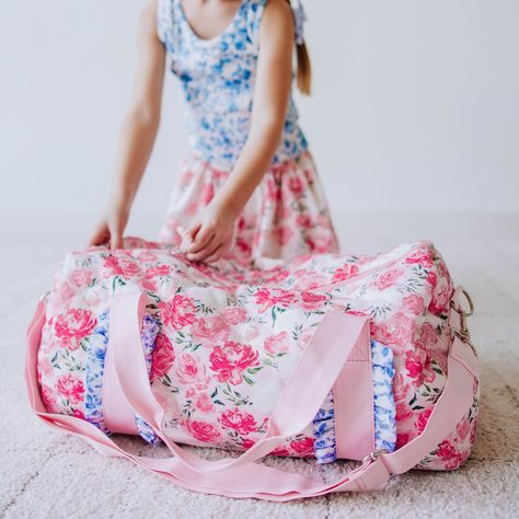 From patchworks and florals to pretty pink check, we’ve got the perfect duffle bag for all your girls! ⁠On sale now for a limited time!⁠ ⁠ sweethoneyclothing.com/collections/kids-duffle-bags Wild Roses, Pretty Pink, Pretty In Pink, Limited Time, Duffle Bag, Shoulder Strap, On Sale, Floral, Pink