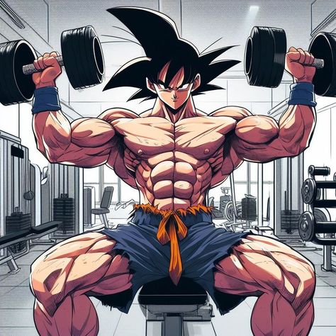 Anime Bodybuilder, Anime Picture Hd, Goku Wallpaper, Android Wallpaper Art, Gym Art, Dragon Ball Painting, Dragon Ball Super Wallpapers, Dragon Ball Super Artwork, Steven Universe Comic