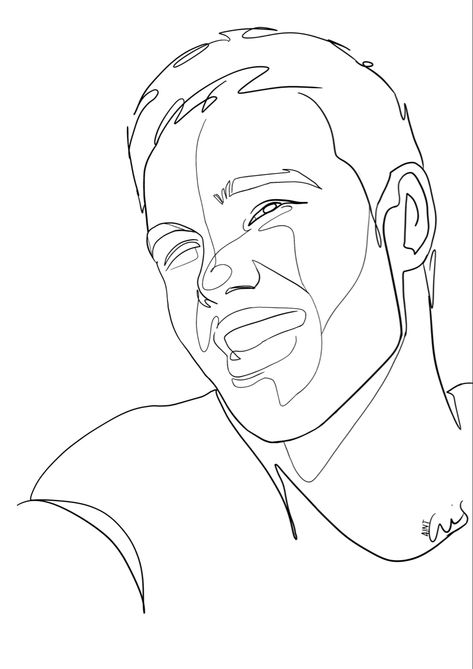 Liam Payne Line Art, Liam Payne Art Drawing, Liam Payne Sketch, Liam Payne Drawing Easy, Liam Payne Drawing, One Direction Fan Art, One Direction Drawings, One Direction Art, Harry Styles Drawing