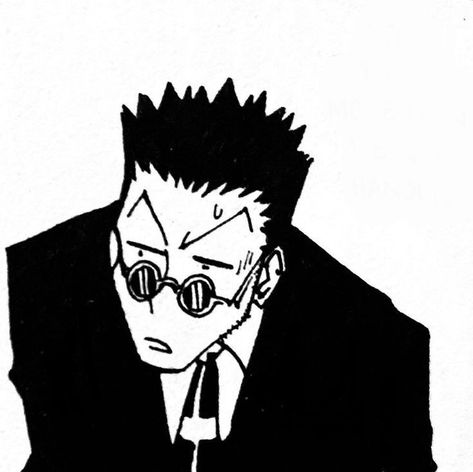 Leorio Black And White, White, Black