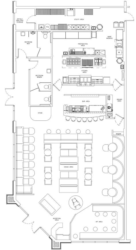 Kitchen Design Restaurant, Restaurant Design Plan, Cafe Floor Plan, Cafe Plan, Restaurant Floor Plan, Restaurant Kitchen Design, Cafeteria Design, Restaurant Layout, Kitchen Floor Plan