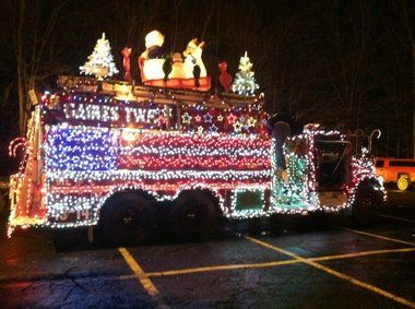 I'm dreaming of a red, white, & blue christmas Fire Department Christmas, Washington State Travel, Christmas Car, Christmas Parade, Action Figure Accessories, Fire Station, Blue Christmas, Fire Department, Fire Trucks