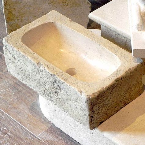 Natural Stone Sink, Stone Bowl Sink Bathroom, Natural Stone Vessel Sink Bathroom, Limestone Sink, Antique Stone Sink, Natural Stone Sink Bowl, Small Sink, Single Bowl Sink, Stone Basin