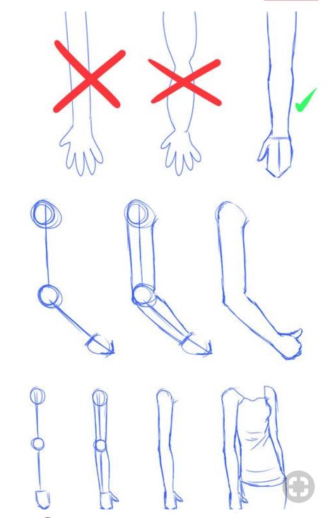 Drawing Hand Step By Step, How Draw Hands Step By Step, How To Sketch Hands Step By Step, Draw Arms Female, How To Draw A Hand Step By Step, Arms Drawing Tutorial, How To Draw Arms And Hands, Anatomy Reference Female, Drawing Anatomy Reference