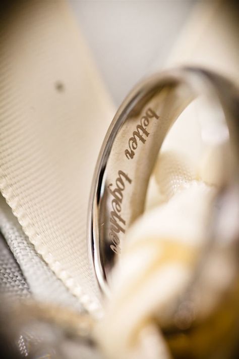 Wedding Ring Inscriptions, Engraved Wedding Rings, Wedding Band Engraving, Wedding Ring Styles, Engraved Wedding, Marrying My Best Friend, Happily Married, Here Comes The Bride, Wedding Groom