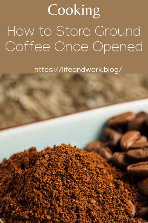 Coffee Grounds Storage, How To Store Coffee Grounds, Ground Coffee Storage, Coffee Storage Containers, Fridge Smells, Storing Coffee, Frozen Coffee, Coffee Granules, Ground Coffee Beans