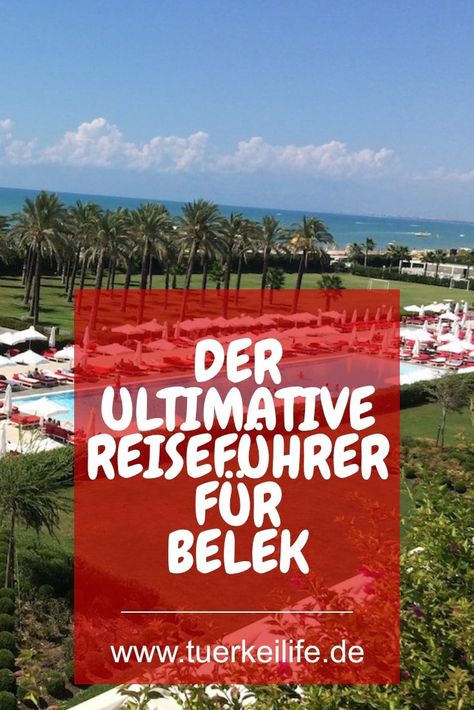 Belek Reiseführer, Sehenswürdigkeiten, Tipps & Infos Belek ist eine t&#xFC;rkische Stadt im Bezirk Serik, etwa 30 Kilometer &#xF6;stlich von Antalya, geh&#xF6;rt zur t&#xFC;rkischen Riviera und ist fast vollst&#xE4;ndig vom Tourismus abh&#xE4;ngig. Belek ist eines der exklusivsten Badeorte der T&#xFC;rkei mit Luxushotels, Strandresorts und Golfpl&#xE4;tzen. Viele Hotels, meist All-Inclusive, befinden sich auf Kieselsteinen und Str&#xE4;nden etwa einen Kilometer entfernt. Die Hotelkette erstre... Belek, Antalya, Rafting, All Inclusive, Golf, Novelty Sign, Quick Saves