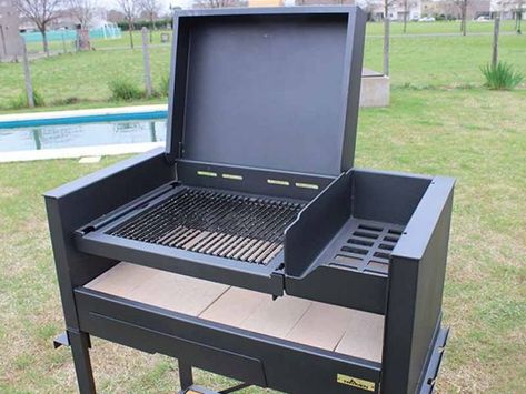 Outdoor Cooking Fireplace, Outdoor Fire Pit Seating, Diy Pizza Oven, Barbeque Party, Four A Pizza, Barbecue Design, Diy Grill, Outdoor Bbq Grill, Bbq Grill Design