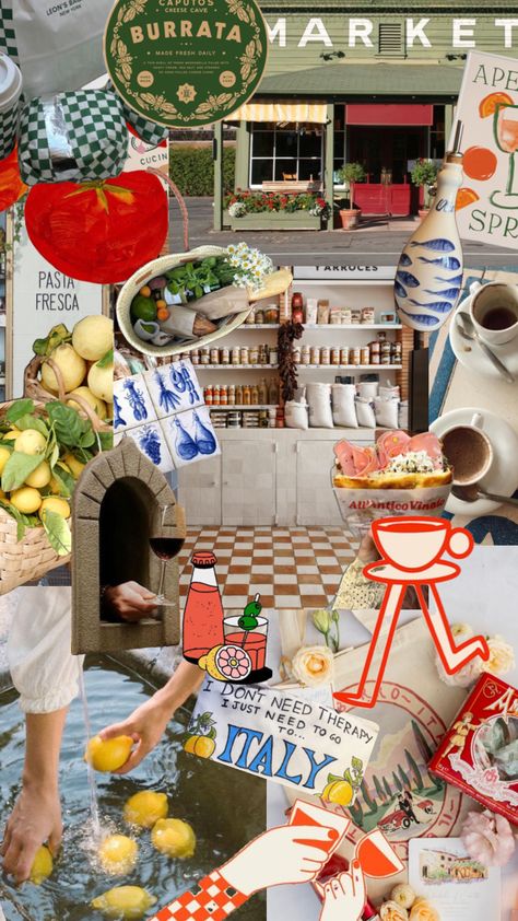 Dream Italian Market #tomatogirlsummer Italian Aesthetic Party, Italian Fall Aesthetic, Classic Italian Aesthetic, Old School Italian Aesthetic, Italian Market Party, Italian Picnic Aesthetic, Italian Mood Board, Italian Grandma Aesthetic, Italian Market Aesthetic