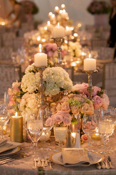 Love!...this is absolutely gorgeous Candelabra Wedding Centerpieces, Chivari Chairs, Green Chairs, Candelabra Centerpiece, Breathtaking Wedding, Deco Floral, Romantic Weddings, Purple Wedding, Trendy Wedding