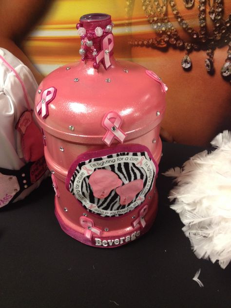 One of our Penny Wars containers. Penny Wars, Cheer Fundraiser, Gallon Water Jug, Container Ideas, Southern Indiana, Jar Ideas, Gamma Phi, Team Members, Diy Creative Crafts