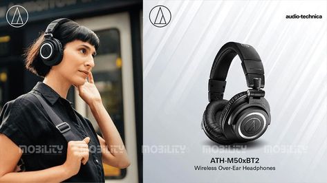 Audio-Technica introduces ATH-M50xBT2 Wireless Over-Ear Headphones Audio Technica, Ear Headphones, The Next Generation, Wireless Headphones, Next Generation, Over Ear Headphones, Headphones, The Next, Sound