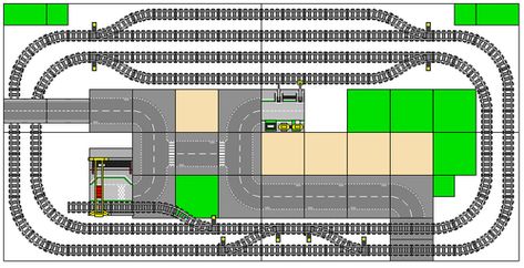 Track Planning for LEGO® Trains, Part 4: Planning Your Layout — Monty's Trains Lego Train Tracks Layout, Lego Train Layout Ideas, Lego Train Layout, Lego Train Station, Lego Track, Lego City Train, Lego Train Tracks, Lego Winter, Lego Train