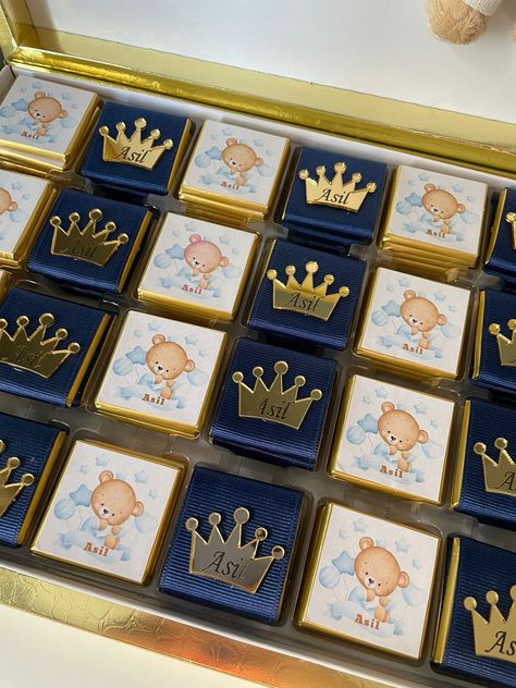 Baby Chocolate Decoration Boys, Baby Boy Chocolate Decoration, Chocolate Baby Boy, Chocolate Favors Baby, Teddy Bear Chocolate, Bear Chocolate, Baby Shower Chocolate, Teddy Bear Party, Chocolate Babies