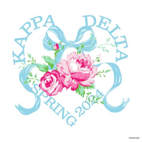 Design unique and trendy custom merch for your Greek organization from Fresh Prints! Submit a proof request to get a free mockup of your design today.  Kappa Delta designs | Kappa Delta apparel | custom apparel | greek apparel | Sorority designs | Rush and Bid designs |Rush and Bid apparel | ribbon | flower | flowers | bloom | blooming | aesthetic | vintage | classy | kappa delta | event | rush | bid | popular #shirtjustgotcrazy #freshprints Flower Sorority Shirt, Blooming Aesthetic, Aesthetic Ribbon, Coquette Spring, Delta Design, Custom Merch, Sorority Designs, Greek Apparel, Ribbon Flower