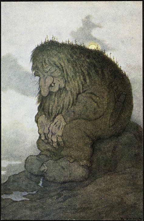 Theodore Kittelsen, John Bauer, Neil Gaiman, Folk Tales, Norse Mythology, Nature Paintings, Dremel, Mythical Creatures, Fantasy Creatures