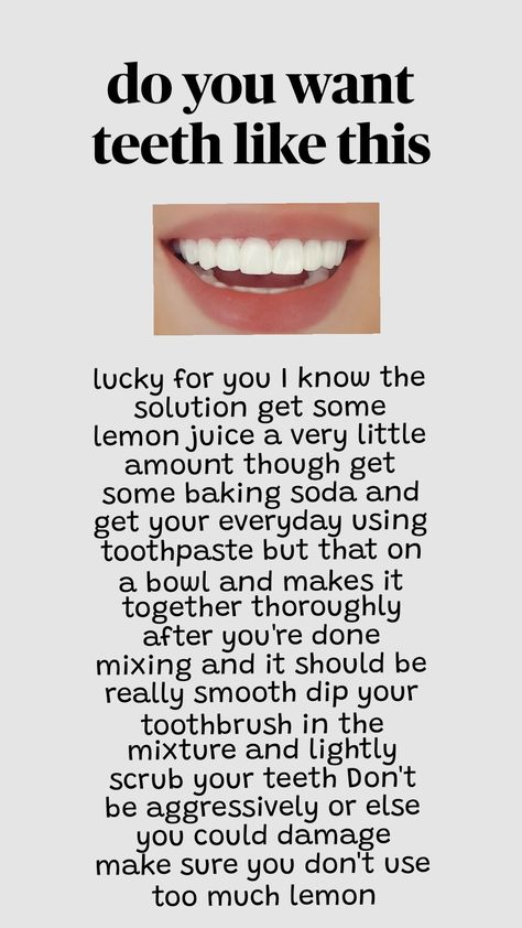 how to get beautiful white teeth #beauty How To Get White Teeth Overnight, How To Have Straight Teeth, Whiter Teeth Tips, How To Get Whiter Teeth, How To Get Straight Teeth, How To Smile Without Showing Teeth, Straight White Teeth, White Teeth Overnight, White Teeth Tips