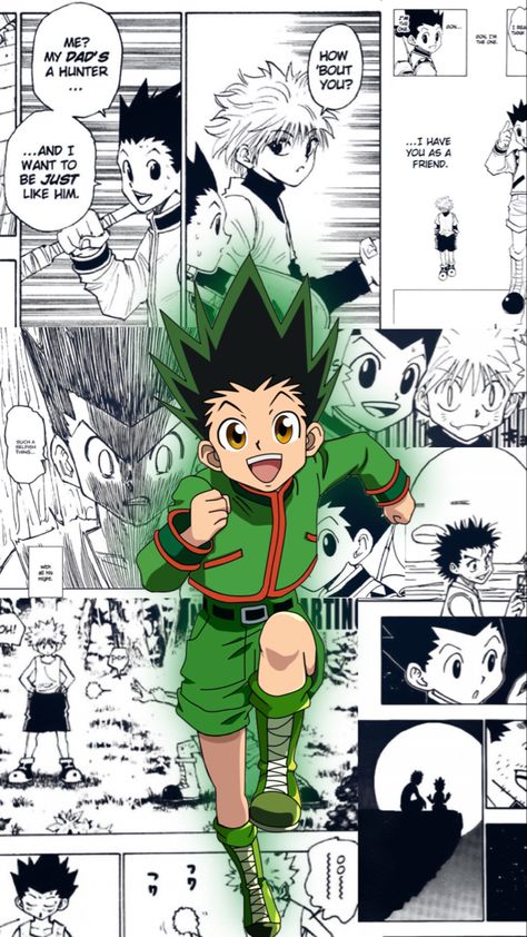 Hunter X Hunter Comics, Hunterxhunter Poster, Killua Manga, Manga Font, Gon Hxh, Hunterxhunter Gon, Hunter X Hunter Manga, Hunter X Hunter Gon, Alluka Zoldyck