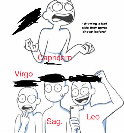 Zodiac Characters Capricorn, Virgo X Capricorn Fanart, Group Tropes, Leo X Capricorn, Capricorn X Virgo, Virgo X Capricorn, Gemini X Capricorn, Capricorn Signs, Capricorn Aquarius Cusp